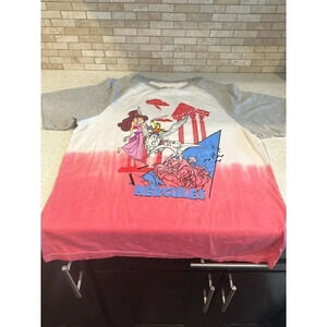 Disney Store Hercules Short Sleeve Baseball T-Shirt for‎ Adults SZ m